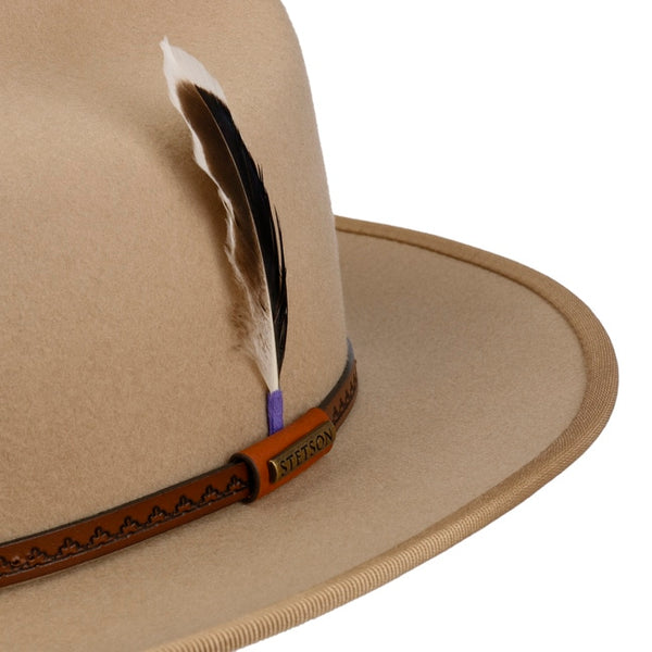 Stetson Pentaville Western Wool Hat - Oatmeal