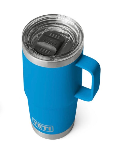 Yeti Rambler 20oz Travel Mug - Big Wave Blue