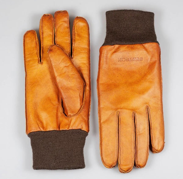 Stetson Goat Leather Gloves - Light Brown