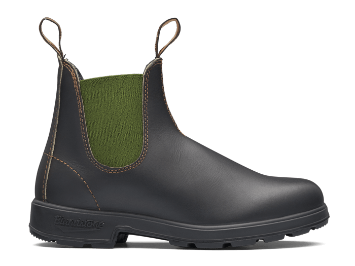 Blundstone 519 Stout Brown with Olive Elastic