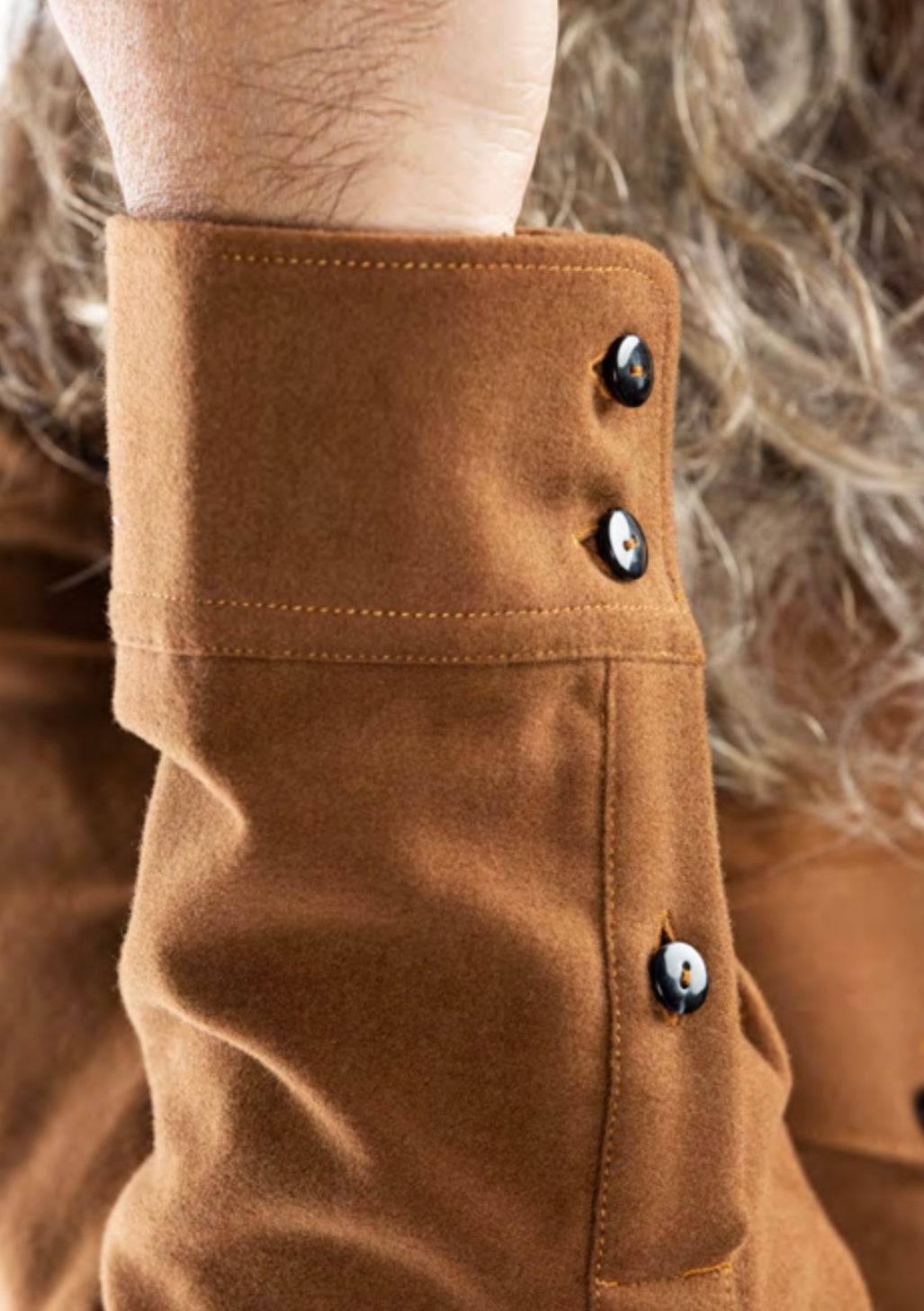 Indigofera Manolito Shirt - Brown Moleskin