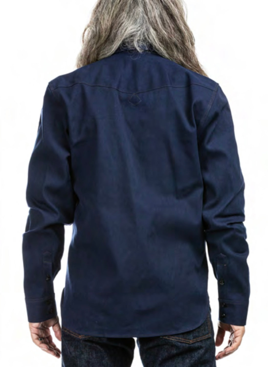 Indigofera Manolito Shirt Yambaru Selvage Denim- Indigo