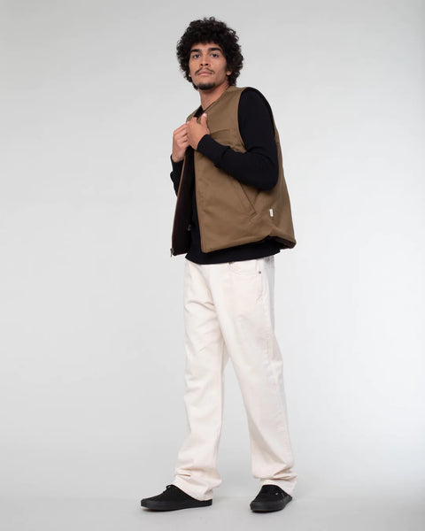 Deck Vest Bedford Cord - Drap