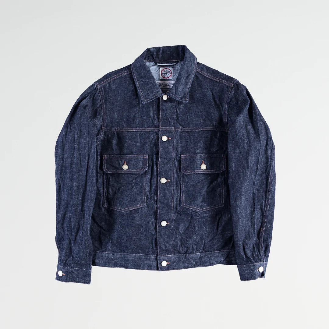 Eat Dust Type Dust 14oz Heavy Denim Jacket - Indigo