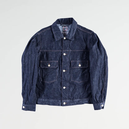 Eat Dust Type Dust 14oz Heavy Denim Jacket - Indigo