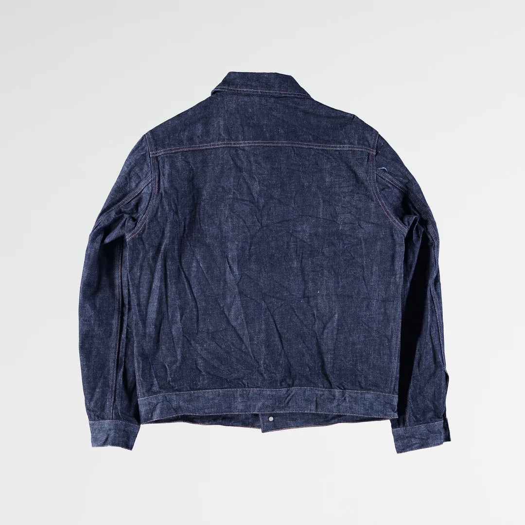 Eat Dust Type Dust 14oz Heavy Denim Jacket - Indigo