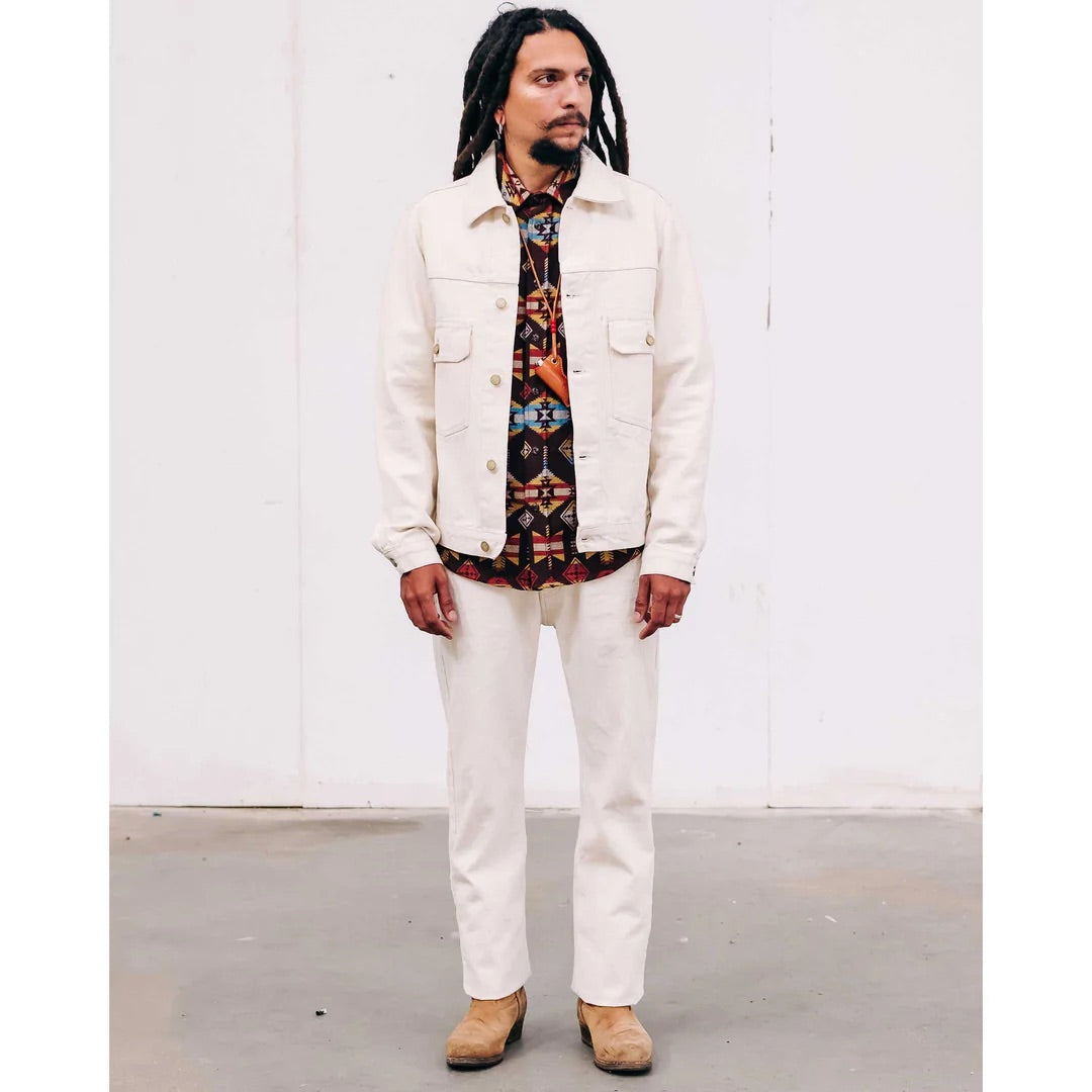 Eat Dust Type Dust Bull Denim Jacket - Natural