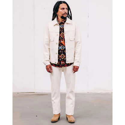 Eat Dust Type Dust Bull Denim Jacket - Natural