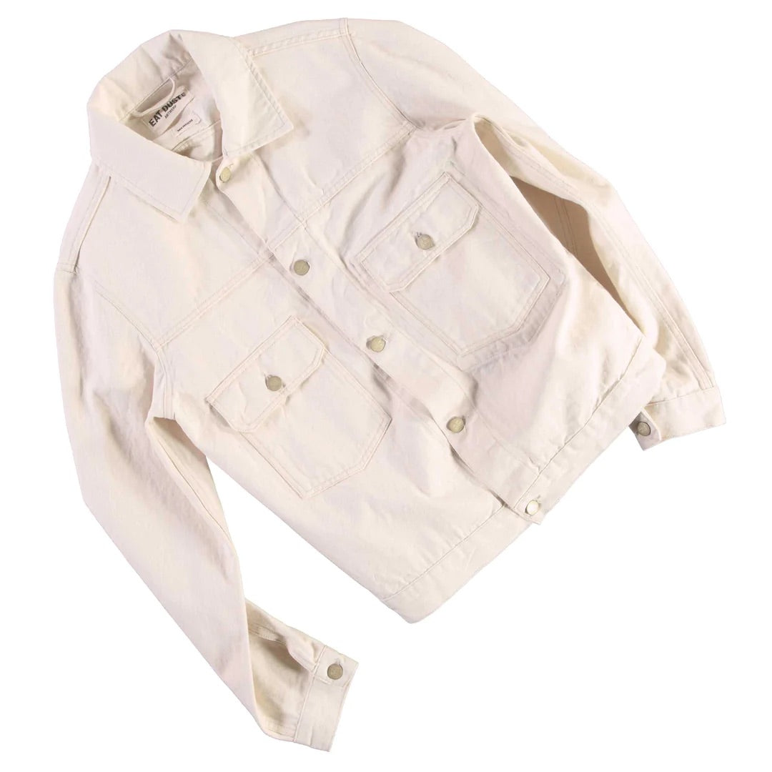 Eat Dust Type Dust Bull Denim Jacket - Natural