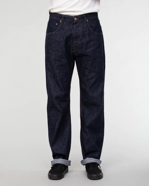 Loose Oversized Heavy Selvedge Denim - Indigo