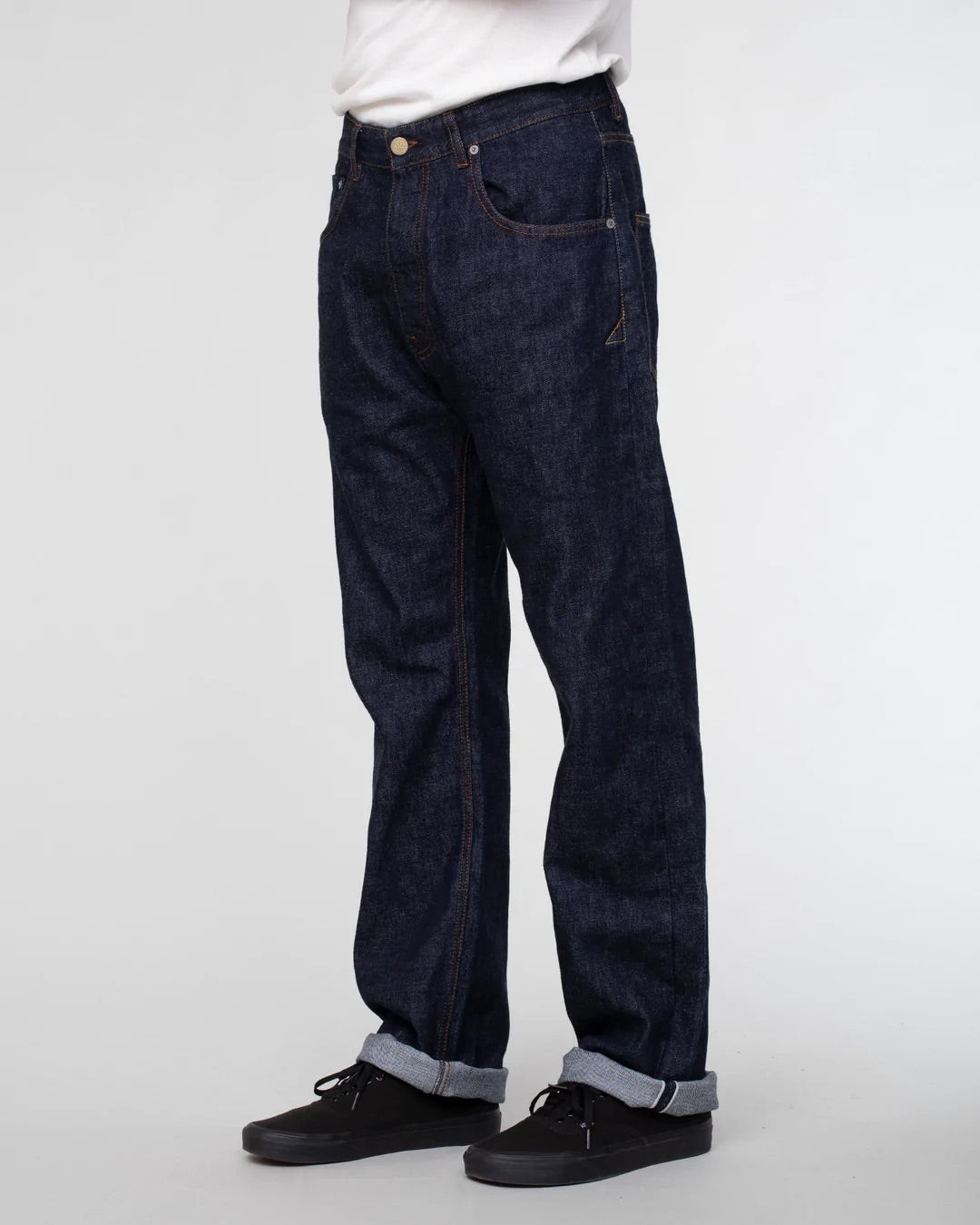 Eat Dust Loose Oversized Heavy Selvedge Denim - Indigo