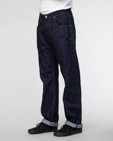 Loose Oversized Heavy Selvedge Denim - Indigo