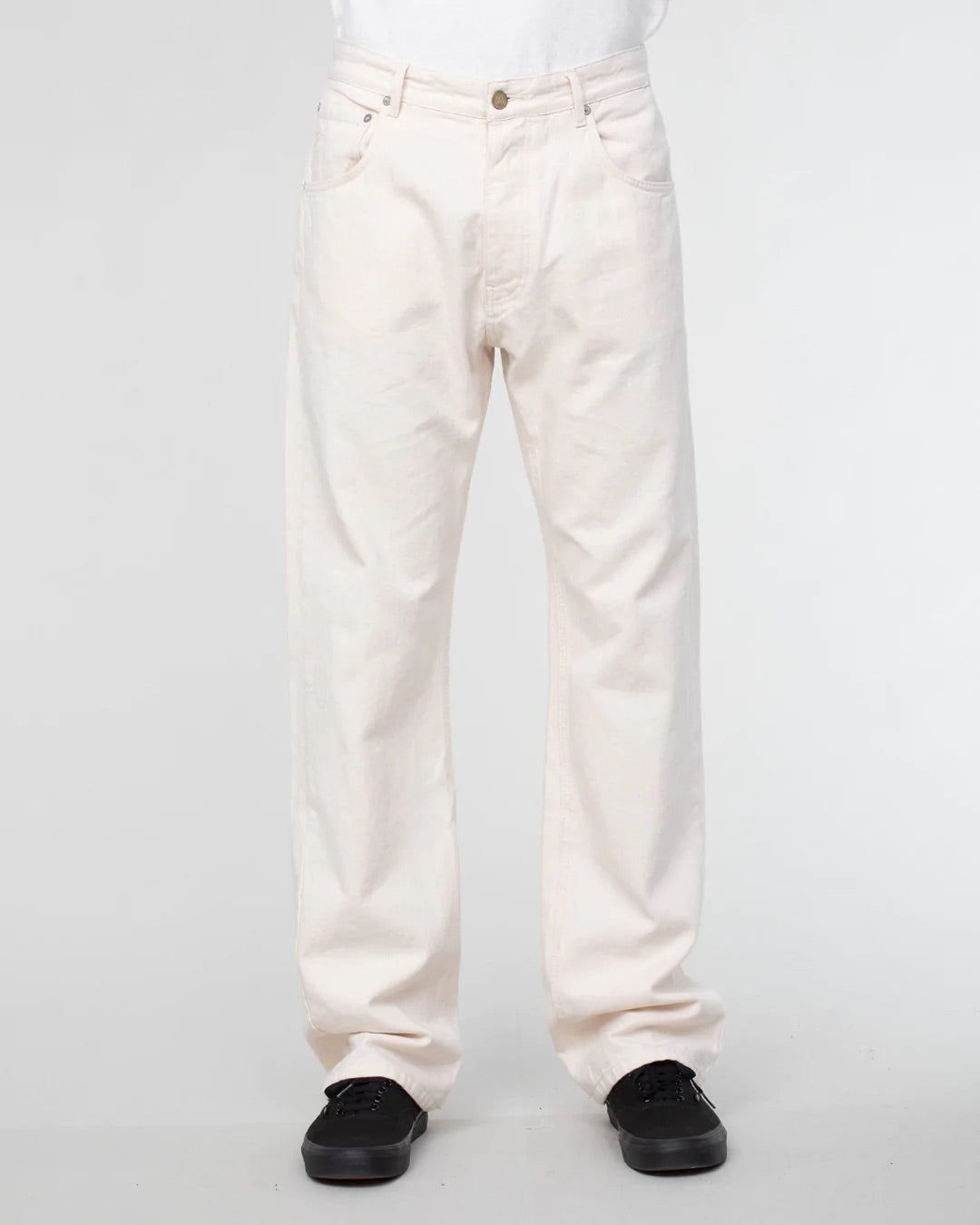 Eat Dust Loose Oversized Bull Denim - Natural