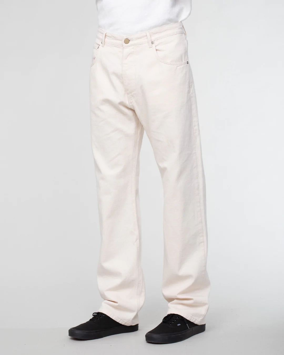 Eat Dust Loose Oversized Bull Denim - Natural