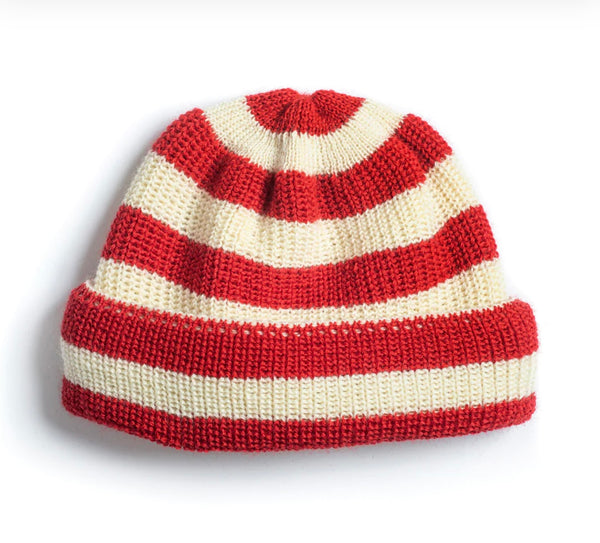 Heimat Jail House Mechanics Hat - Safety Red/Seashell