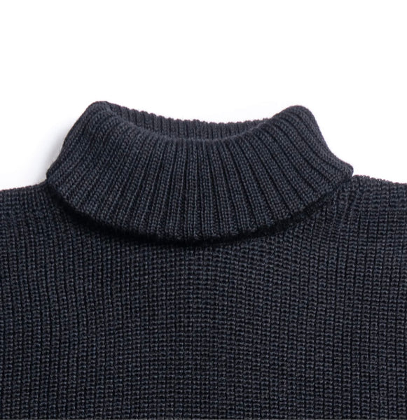 Heimat U Boat Roll Neck - Black