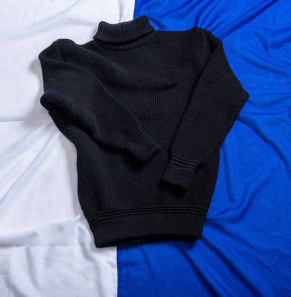 Heimat U Boat Roll Neck - Black