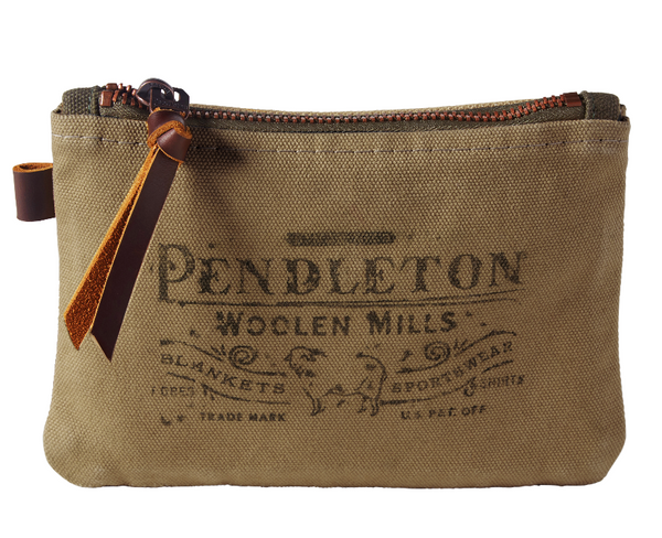 CANVAS ZIP POUCH (2 colours available), pouch, Pendleton, Mr Mullan's General Store, [variant_title], [option1], [option2], [option3]. We recommend using the default value. Default value is: CANVAS ZIP POUCH (2 colours available) - Mr Mullan's General Store