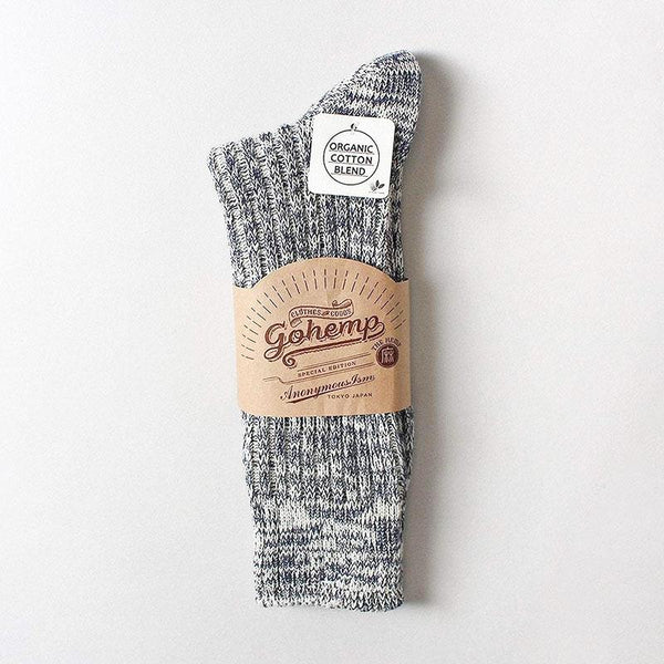 Anonymous Ism GoHemp OC Crew Sock - Navy Melange